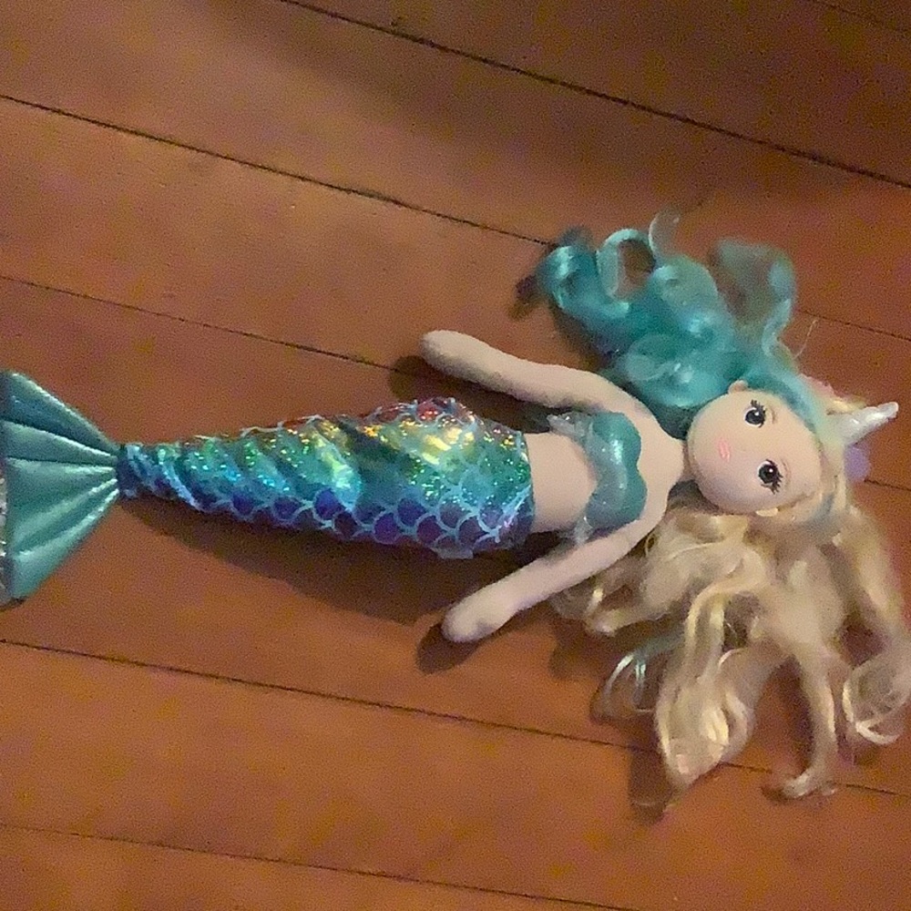 Multi colored candie unicorn mermaid stuff animal